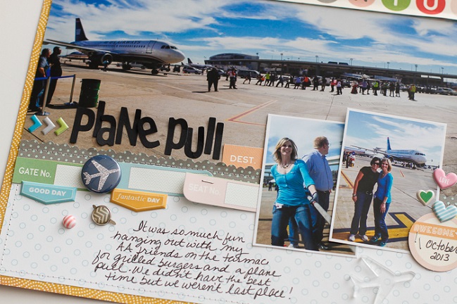 scrapbook page designs for larger photos by Diane Payne @ shimelle.com