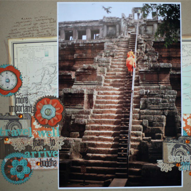 scrapbook page designs for larger photos by shimelle laine @ shimelle.com