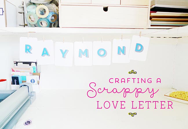 crafting a love letter from project life supplies:: a scrapbooking tutorial by maria lacuesta @ shimelle.com