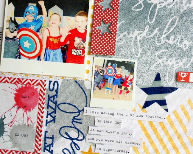 scrapbooking with mist or ink @ shimelle.com