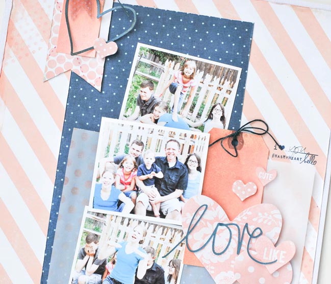 scrapbooking with mist or ink @ shimelle.com