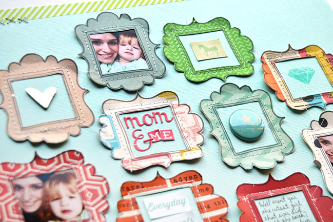 scrapbook page featuring March 2014 Best of Both Worlds kit by Paige Evans @ shimelle.com