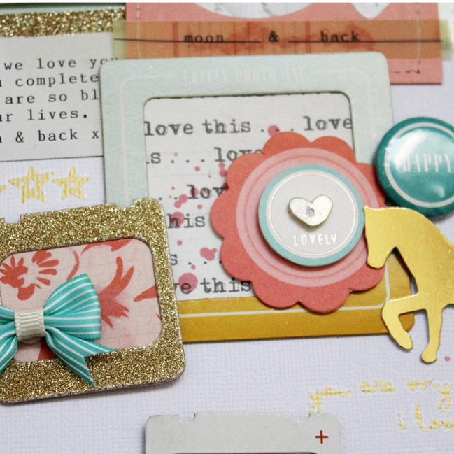 scrapbooking embellished pages @ shimelle.com