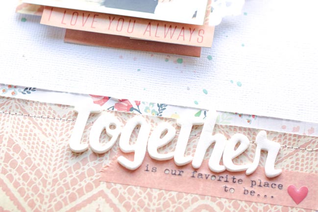 scrapbooking wedding pages @ shimelle.com