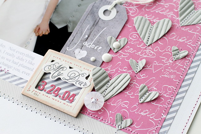 scrapbooking wedding pages @ shimelle.com