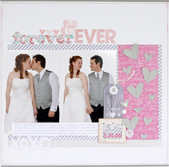 scrapbooking wedding pages @ shimelle.com