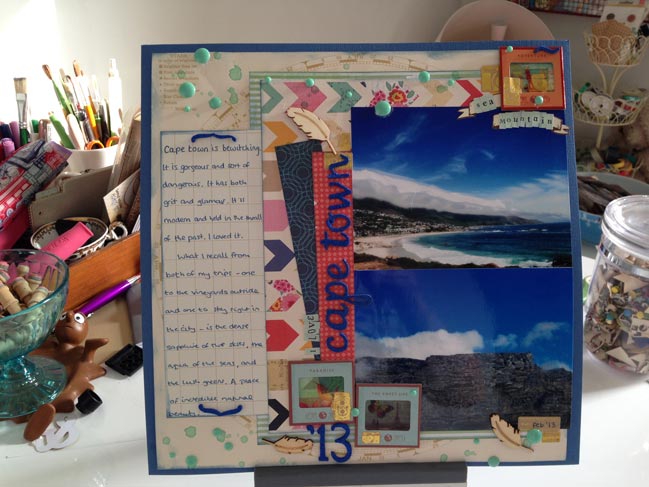 weekly scrapbook challenge:: journal about places by relly annett-baker @ shimelle.com