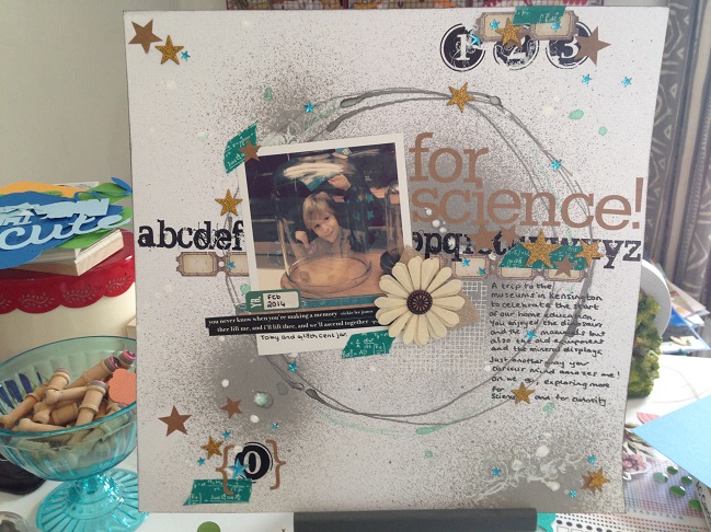 weekly scrapbook challenge:: scrapbook starting point by shimelle laine @ shimelle.com