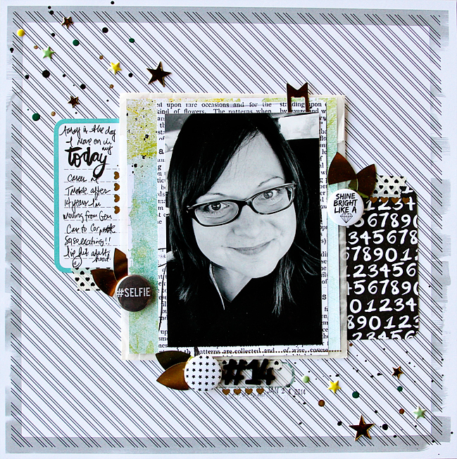 using supplies from the beauty aisle:: a scrapbooking tutorial by alissa fast @ shimelle.com