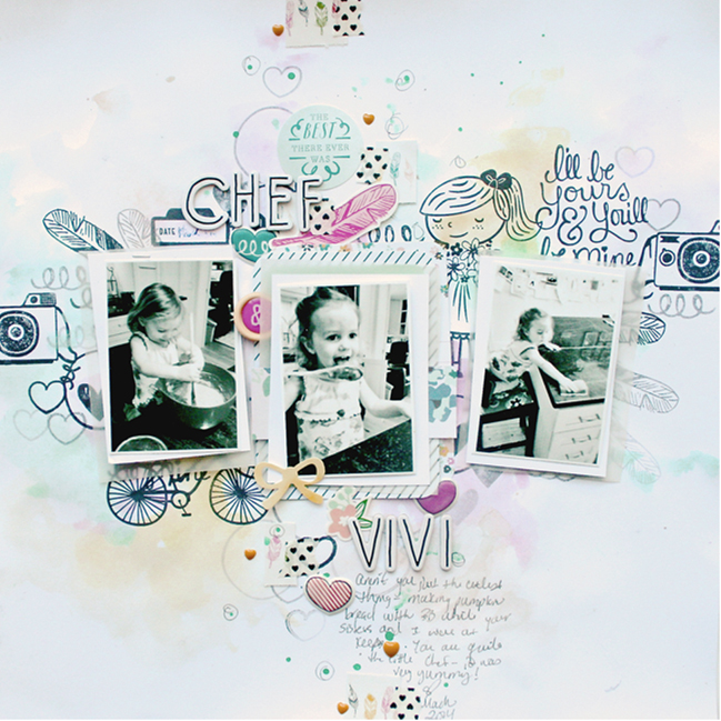 making your own patterned paper:: a scrapbooking tutorial by ashli oliver @ shimelle.com