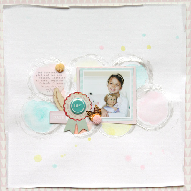 creating dimension using paint:: a scrapbooking tutorial by stephanie bryan @ shimelle.com