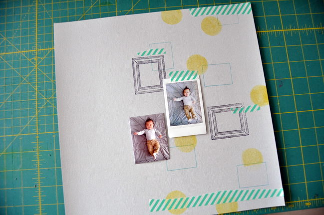 combining techniques:: a scrapbook tutorial by amy tangerine @ shimelle.com