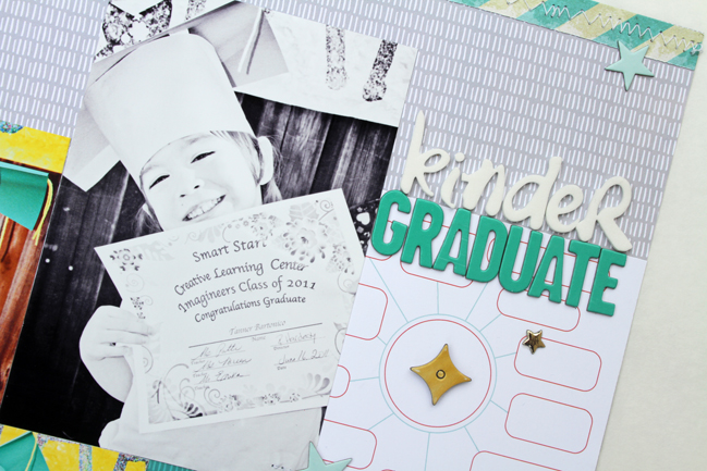 graduation scrapbook page @ shimelle.com