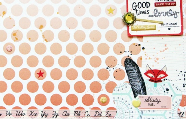 scrapbooking with mist or ink @ shimelle.com