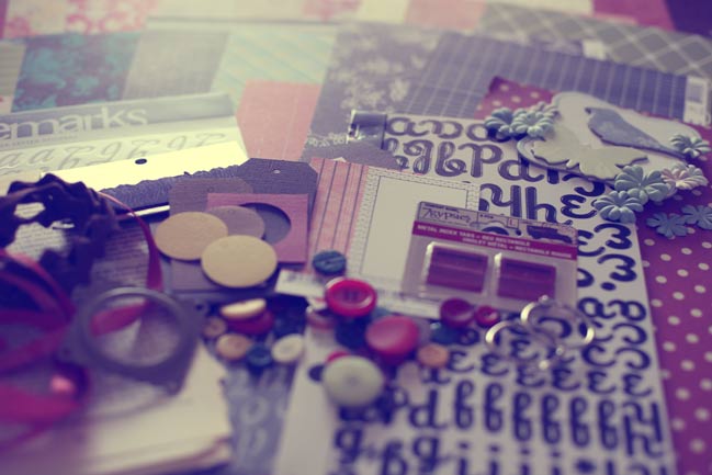 scrapbook supplies