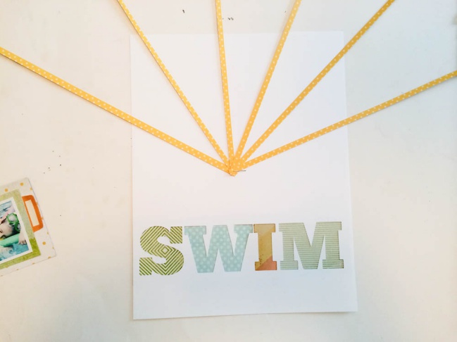 creating sunbursts with ease:: a scrapbookig tutorial by marcy penner @ shimelle.com