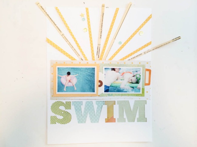 creating sunbursts with ease:: a scrapbooking tutorial by shimelle.com