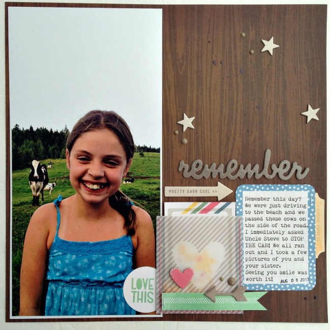 scrapbook page by Kristine Davidson @ shimelle.com