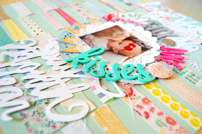 using that inspiration:: a scrapbook tutorial by paige evans @ shimelle.com