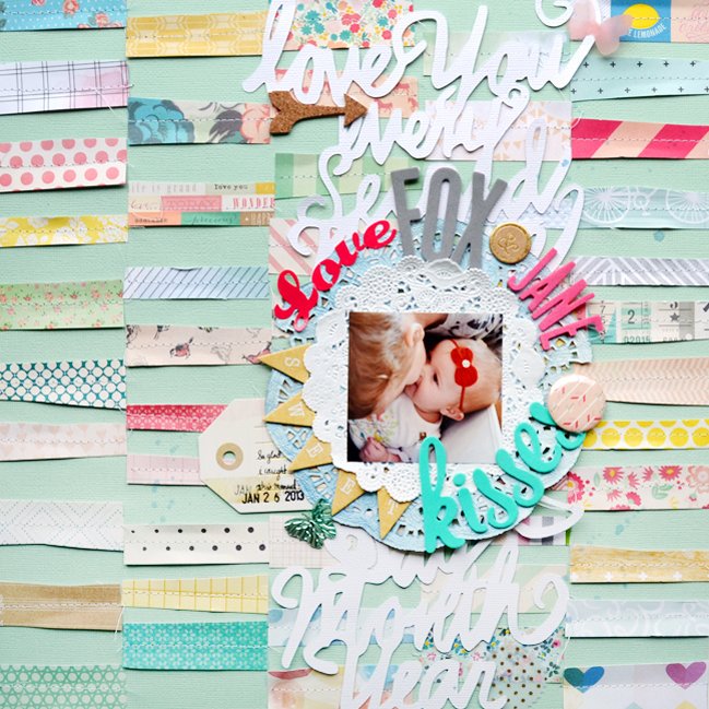 using that inspiration:: a scrapbook tutorial by paige evans @ shimelle.com