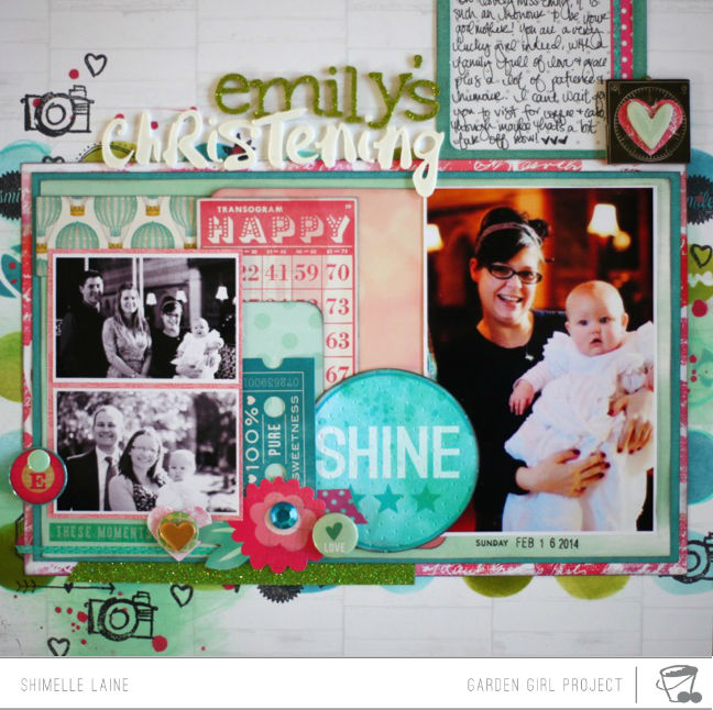 scrapbooking with mist & ink @ shimelle.com