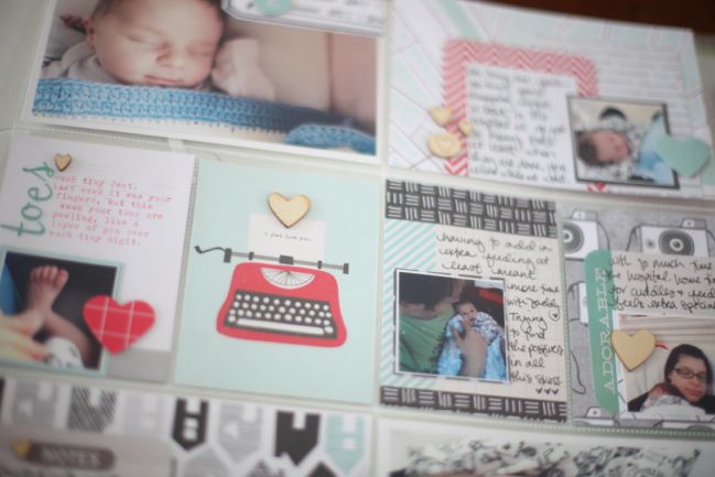 starting a baby album with project life @ shimelle.com