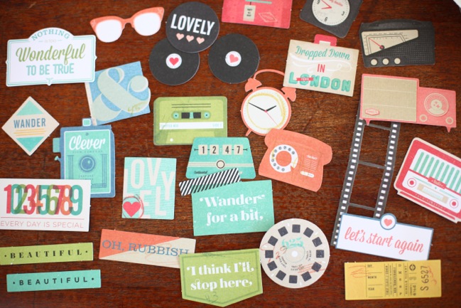 die cuts from the Shimelle collection by American Crafts @ shimelle.com