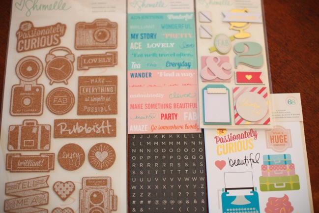 stickers from the Shimelle collection by American Crafts @ shimelle.com