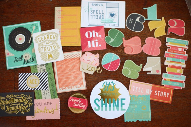 die cuts from the Shimelle collection by American Crafts @ shimelle.com