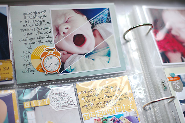 project life baby scrapbook by shimelle laine @ shimelle.com