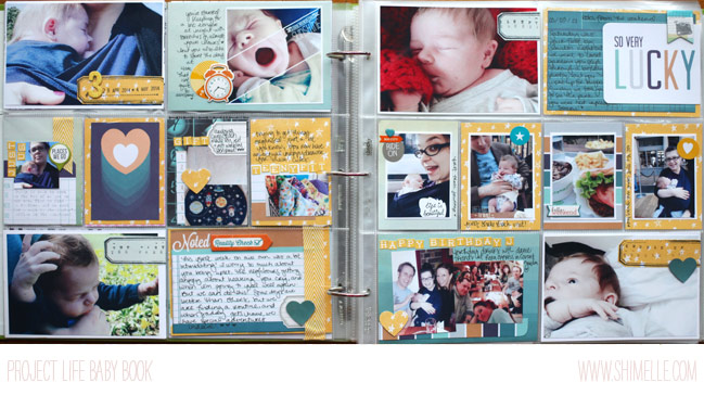project life baby scrapbook by shimelle laine @ shimelle.com