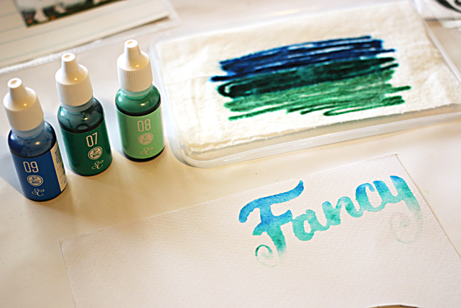 techniques with ink refillers:: a scrapbooking tutorial by natalie elphinstone @ shimelle.com