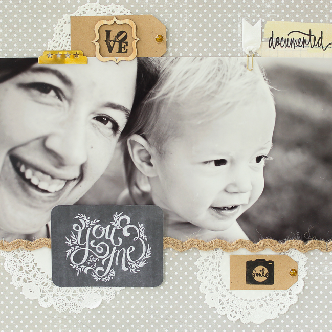 creative layouts featuring large photos:: a scrapbooking tutorial by naomi atkins @ shimelle.com