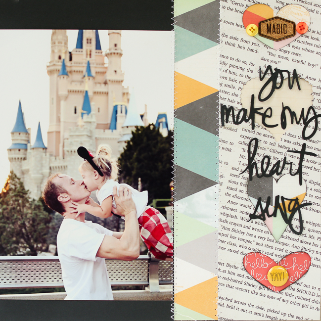 creative layouts featuring large photos:: a scrapbooking tutorial by naomi atkins @ shimelle.com