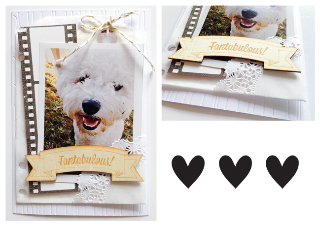 creating a layered mini album page:: a scrapbooking tutorial by stephanie baxter @ shimelle.com