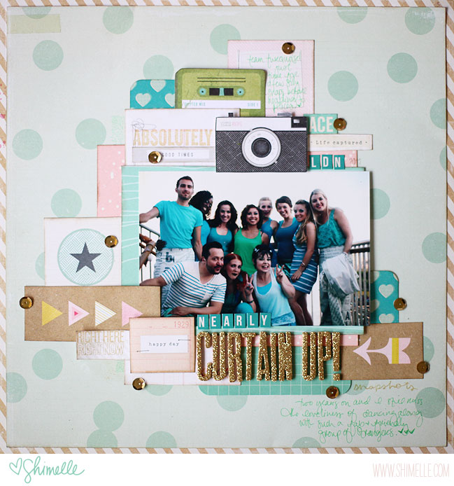 scrapbook page by shimelle laine @ shimelle.com