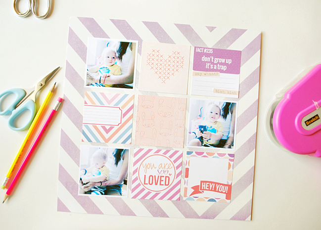 all things colour:: a scrapbooking tutorial by ewa kujawska @ shimelle.com