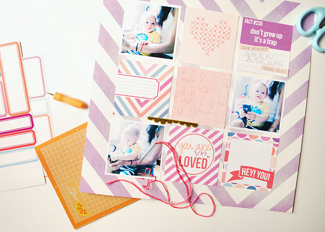 all things colour:: a scrapbooking tutorial by ewa kujawska @ shimelle.com