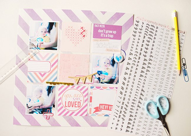 all things colour:: a scrapbooking tutorial by ewa kujawska @ shimelle.com