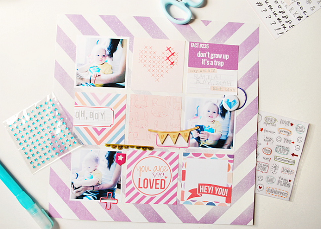 all things colour:: a scrapbooking tutorial by ewa kujawska @ shimelle.com