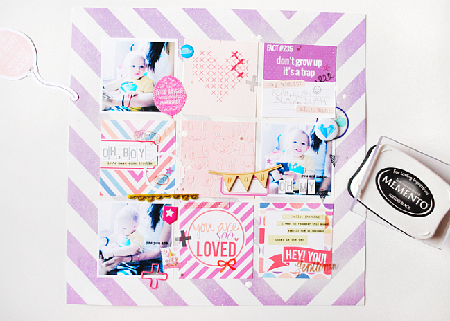 all things colour:: a scrapbooking tutorial by ewa kujawska @ shimelle.com