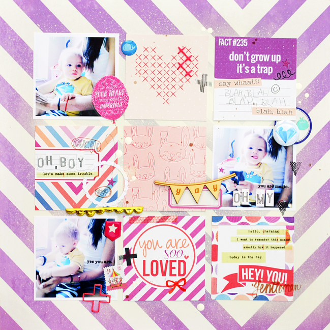 all things colour:: a scrapbooking tutorial by ewa kujawska @ shimelle.com