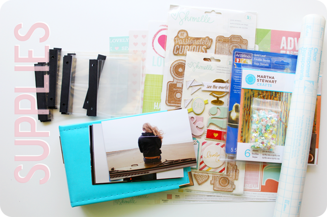 gold leaf:: a scrapbooking tutorial by carrie elias @ shimelle.com