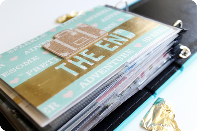 gold leaf:: a scrapbooking tutorial by carrie elias @ shimelle.com