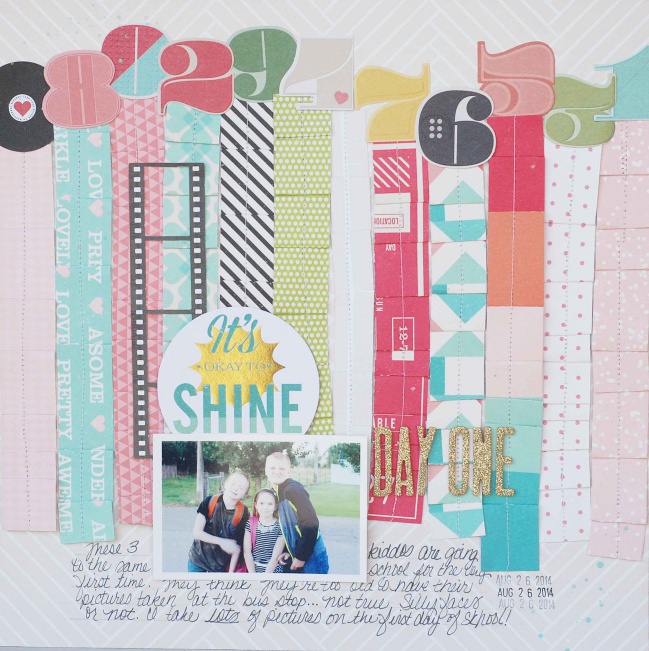five ideas for scrapbooking with shimelle patterned papers by Becki Adams @ shimelle.com