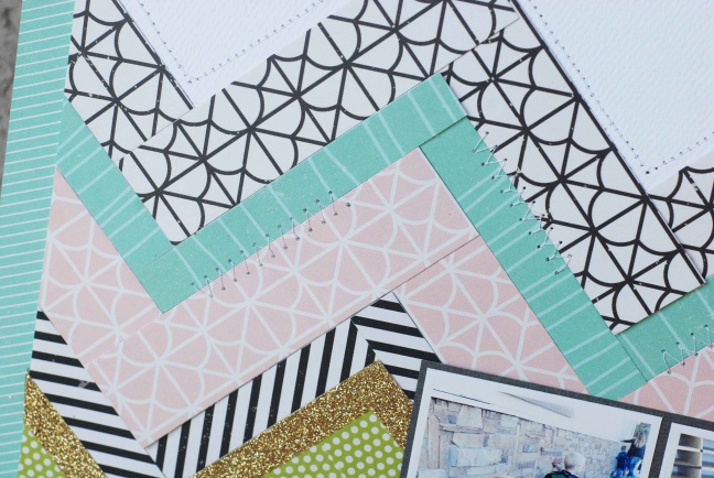 five ideas for scrapbooking with shimelle patterned papers by Becki Adams @ shimelle.com