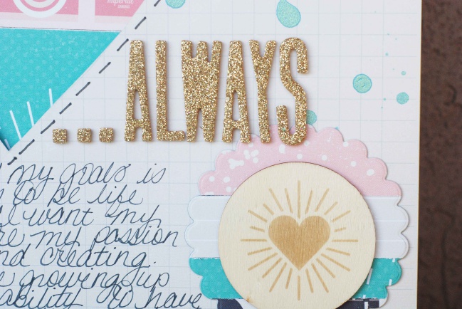 five ideas for scrapbooking with shimelle patterned paper by Becki Adams @ shimelle.com