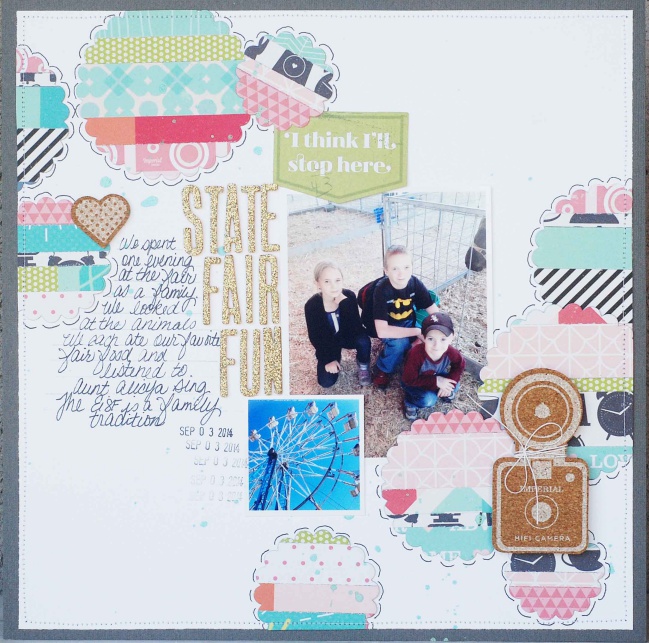 five ideas for scrapbooking with shimelle patterned paper by Becki Adams @ shimelle.com