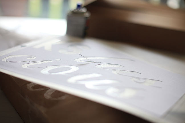 decorating with scrapbook supplies