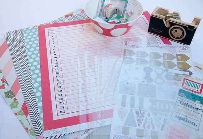 christmas planners: a scrapbooking tutorial by cara vincens @ shimelle.com